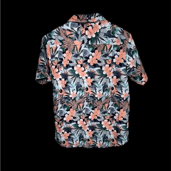 Hurley NEW Hawaiian Floral Button‎ Up Shirt Men's Size Small - Picture 2 of 6